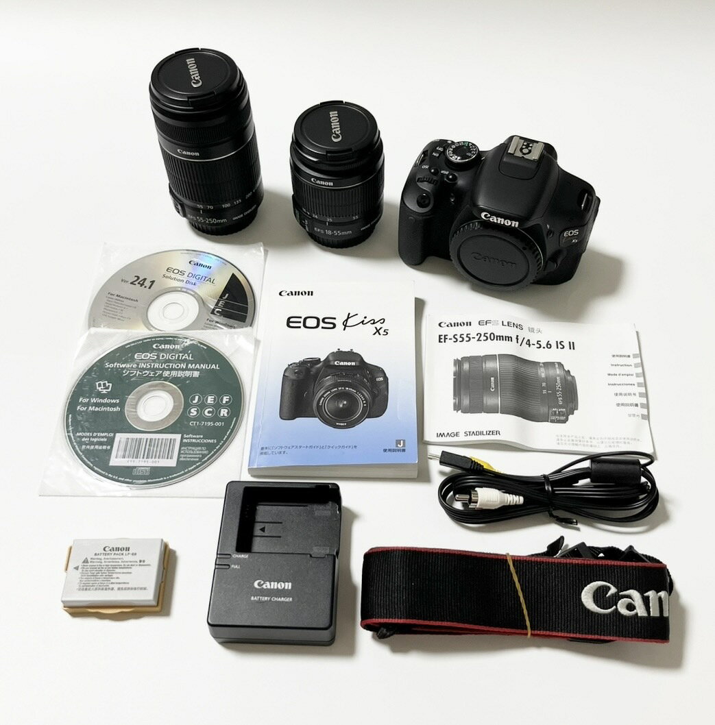 楽天市場】eos kiss x5 ダブルズームキットの通販