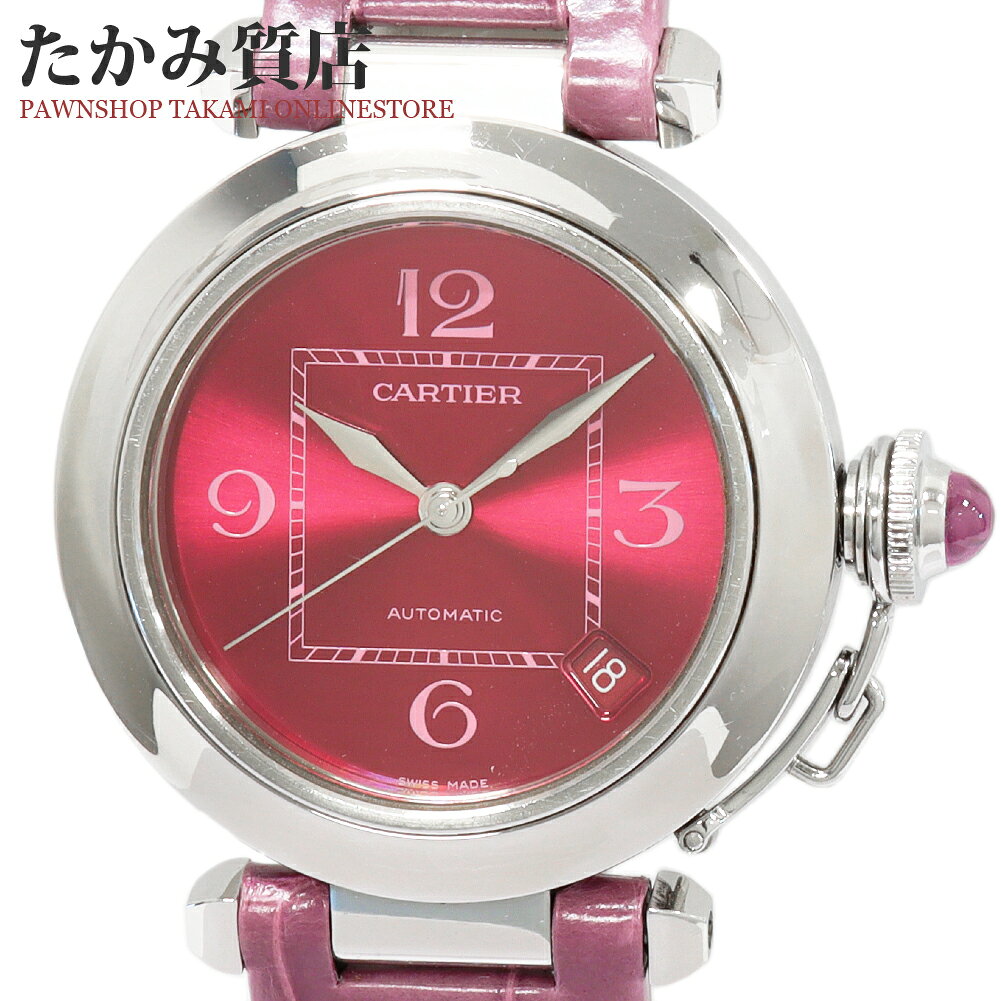 楽天市場】カルティエ パシャ（文字盤カラーピンク）（レディース