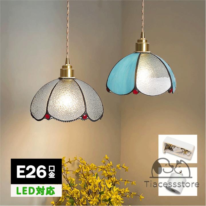 巨大な20インチ 水仙 ティファニー 吊り下げペンダントライト 3灯 巨大