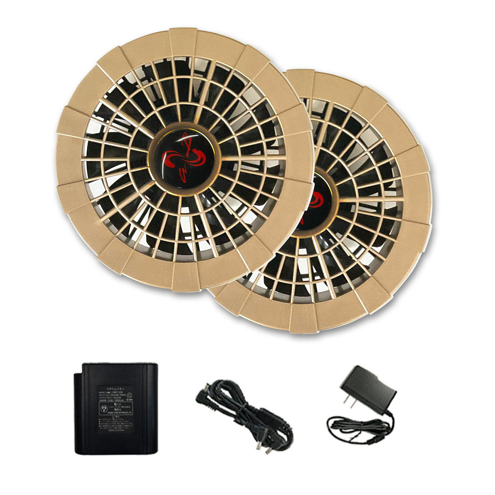 空調服用ファンセット AKZ-180KV ゴールド 空調服用ファンセット AKZ