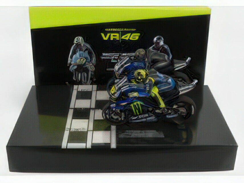 1/12 VR46 バレンティーノ・ロッシ フィギュアとバイクセット 1/12