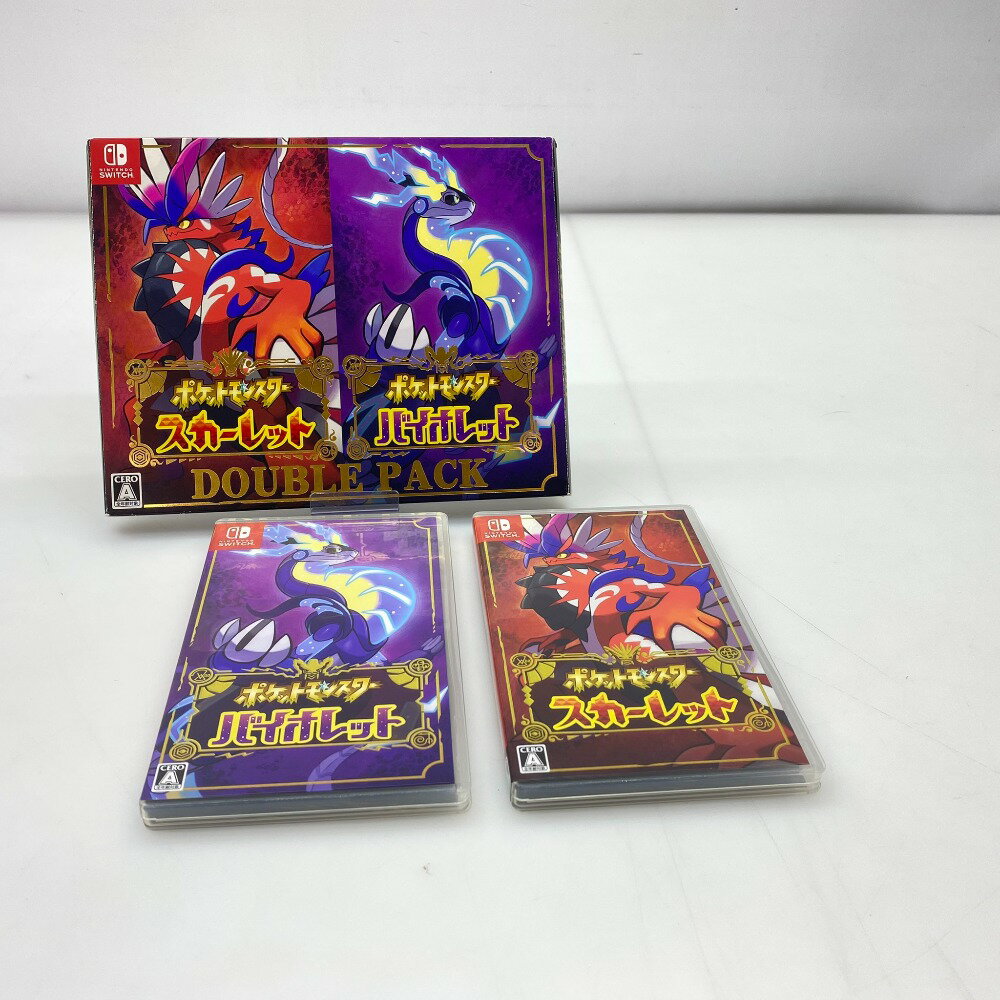 楽天市場】ポケモン スカーレット バイオレット ダブルパックの通販