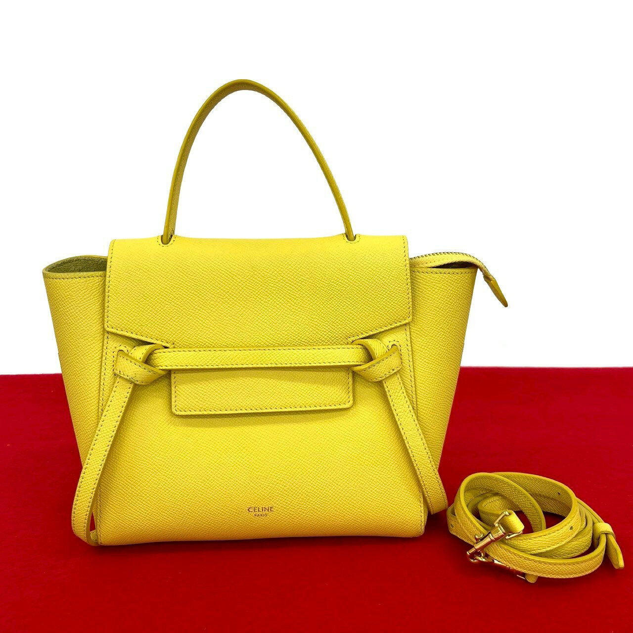 楽天市場】セリーヌ バッグ イエローの通販