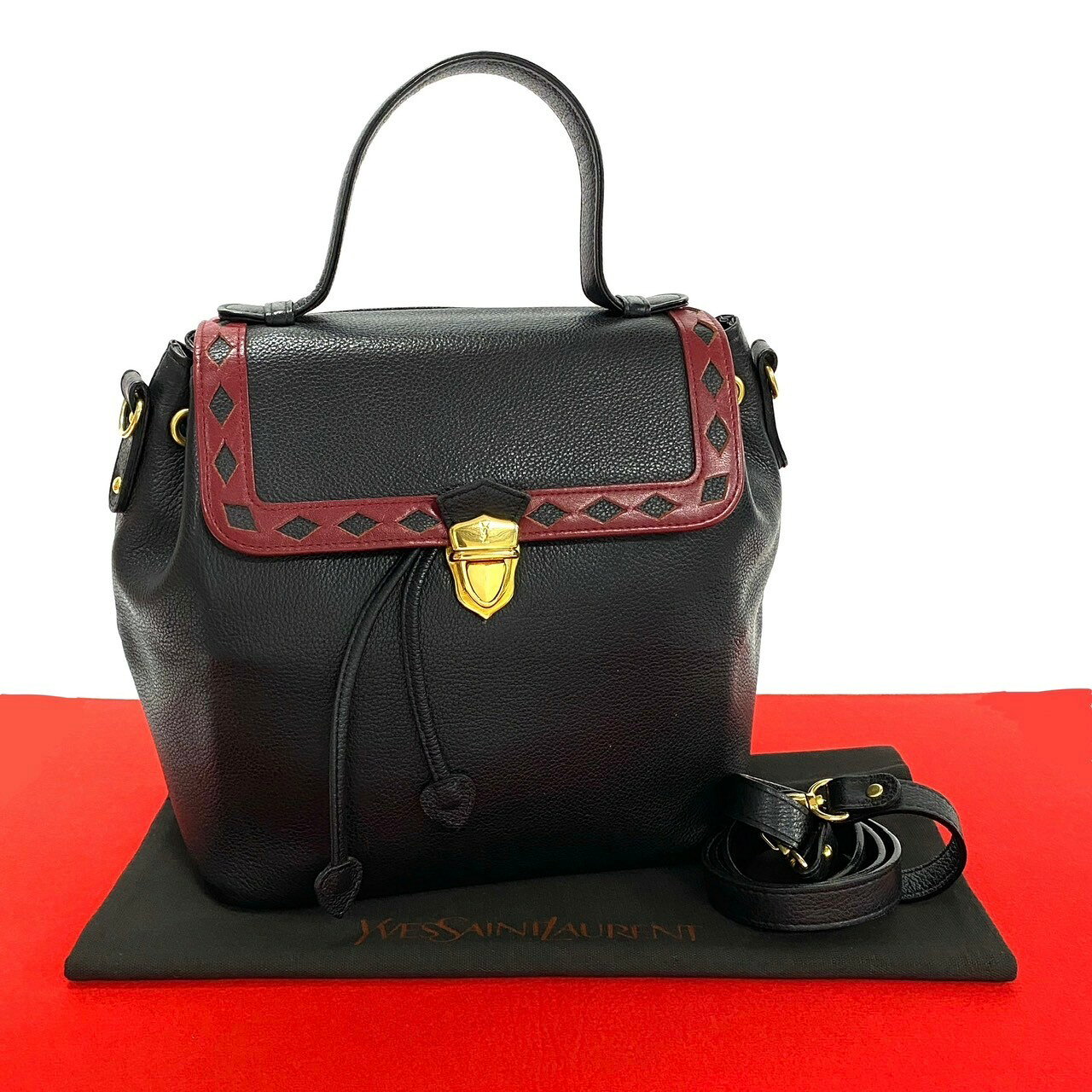 楽天市場】イヴサンローラン yvessaintlaurent ショルダーバッグ 黒