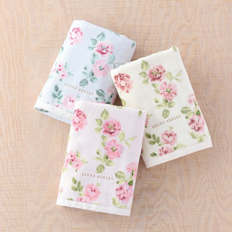 LAURA ASHLEY 花柄タオルケット ローラアシュレイ