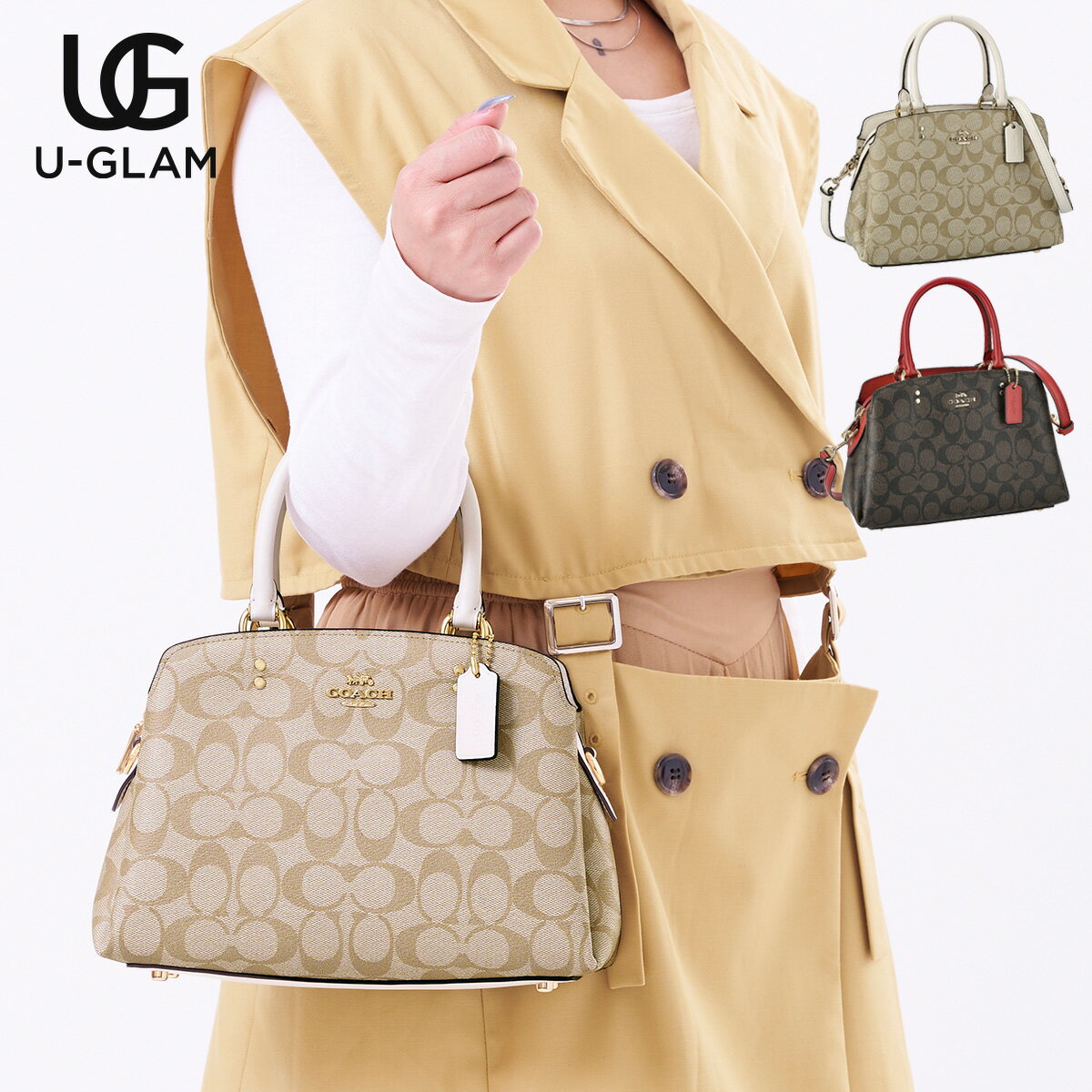 楽天市場】coach ミニリリーキャリーオールの通販