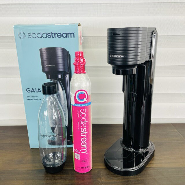 楽天市場】ソーダストリーム ガイア（カラーブラック）（炭酸水