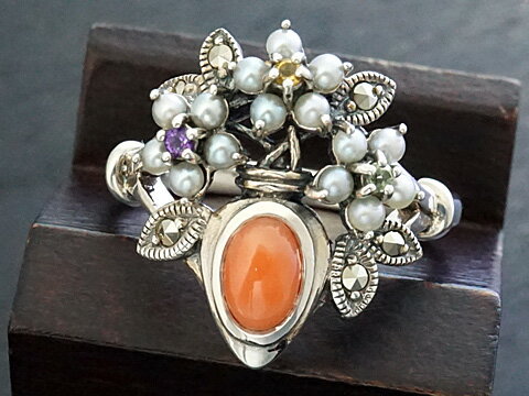 楽天市場】真珠 パール（種類（宝石）珊瑚）（指輪・リング