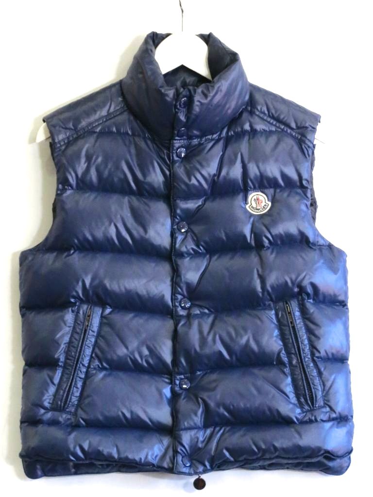 楽天市場】モンクレール ダウンベスト ブルーの通販