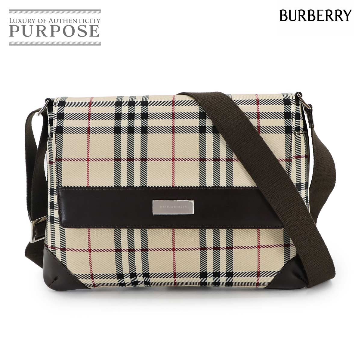 楽天市場】burberry バーバリー ノバチェック バッグ 中古の通販