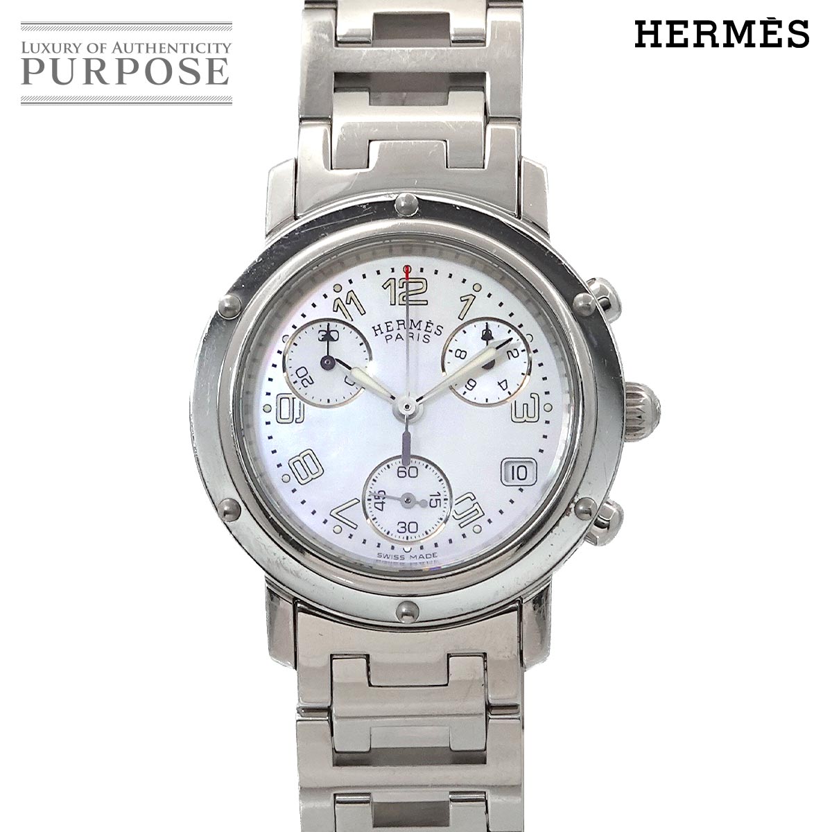 楽天市場】エルメス hermes クリッパー クロノグラフ cl1 310の通販