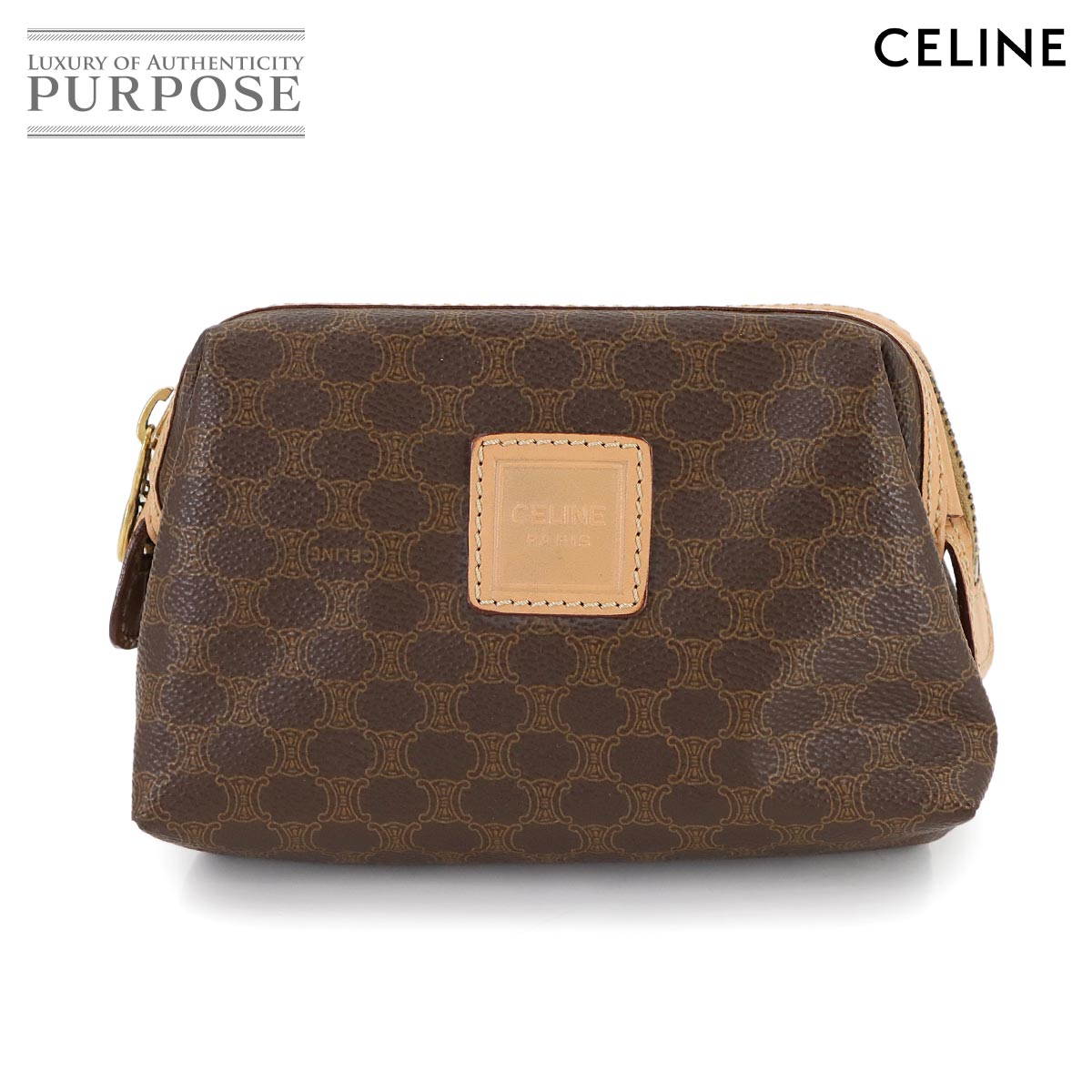 楽天市場】celine マカダムポーチの通販