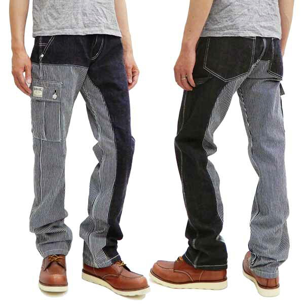 楽天市場】児島ジーンズ ヒッコリー クロップドパンツの通販