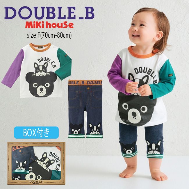 楽天市場】ミキハウス（キッズ・ベビーのサイズ（cm）80 ～ 84）（上下