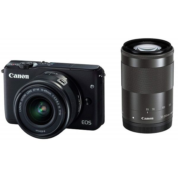 Canon EOS M10 ダブルレンズキット レッドケース付き CANON EOS M10