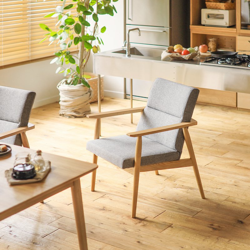 1人掛け ソファー CORY 北欧 ナチュラル ファブリック 布地 送料無料