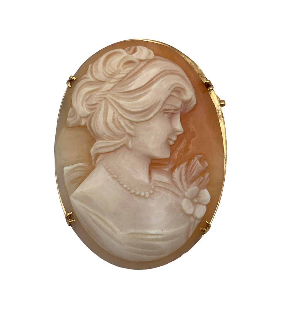 楽天市場】シェルカメオ ブローチの通販