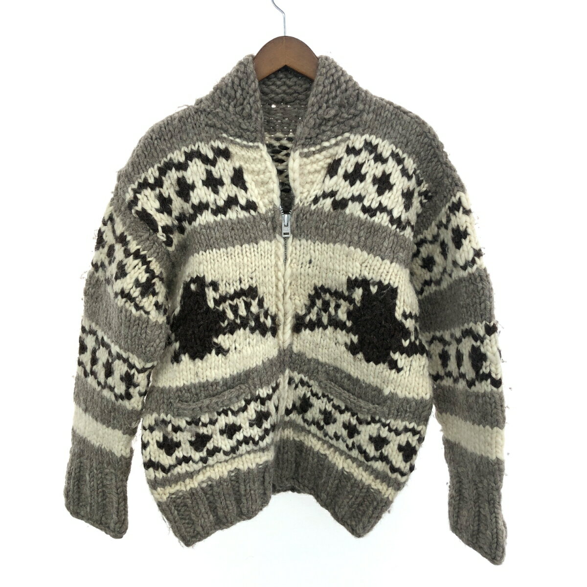 今だけ値下げ⭐︎Kanata⭐︎赤ボーダー ジップアップ/ニットカウチン