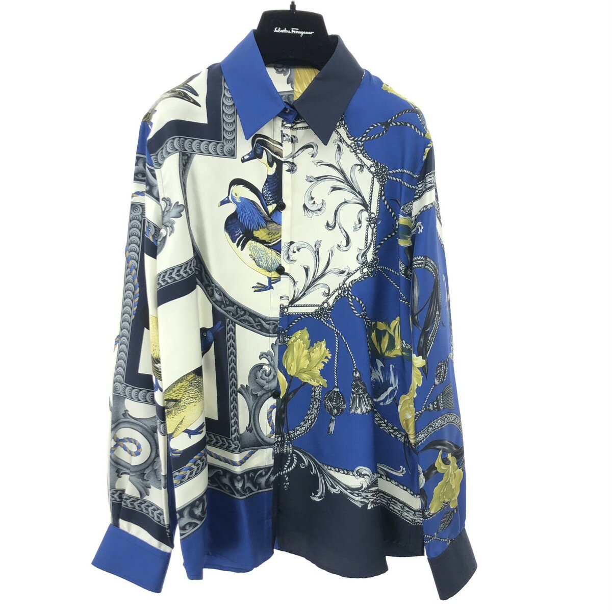 楽天市場】フェラガモ（カラーブルー）（シャツ・ブラウス｜トップス