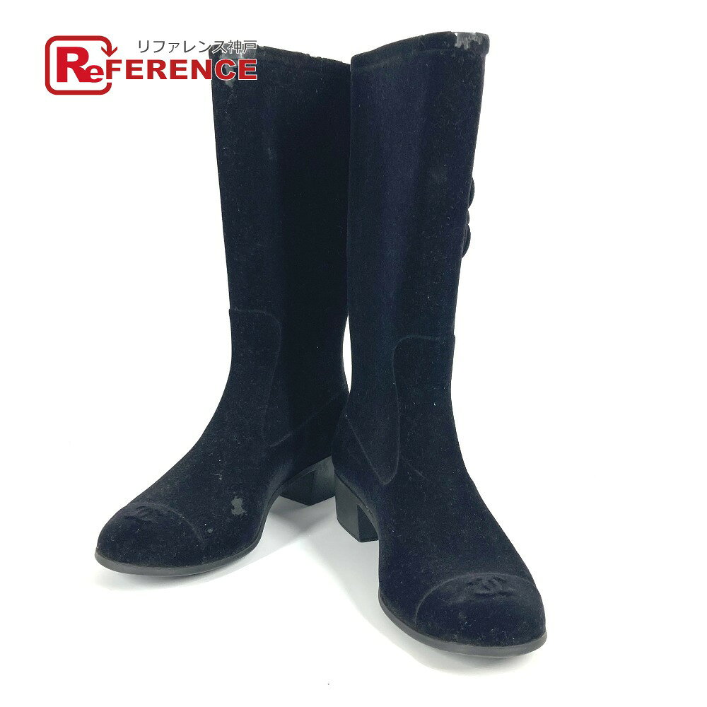 楽天市場】シャネル レイン ブーツ カメリアの通販