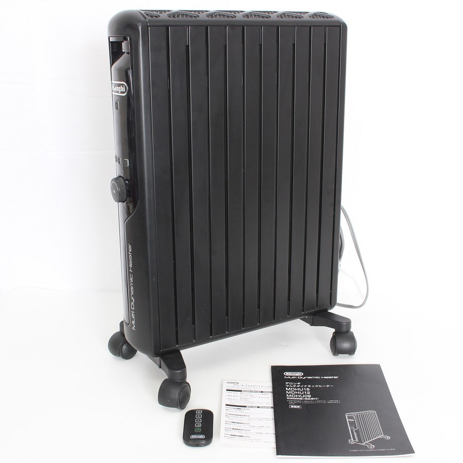 美品】デロンギ マルチダイナミックヒーター ピュアブラック MDHU15-PB