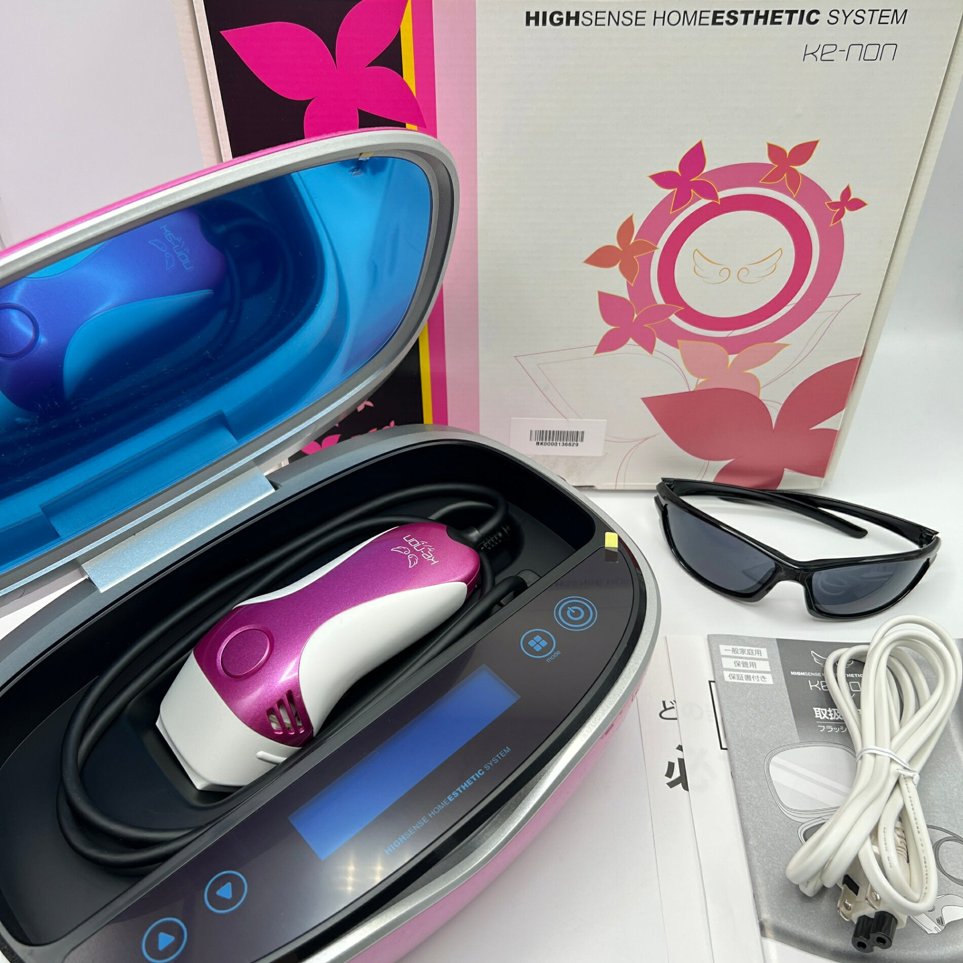 動作確認済み ke-non ケノン 脱毛器 Ver.7.1 ケノン 脱毛器 v7.1 KE
