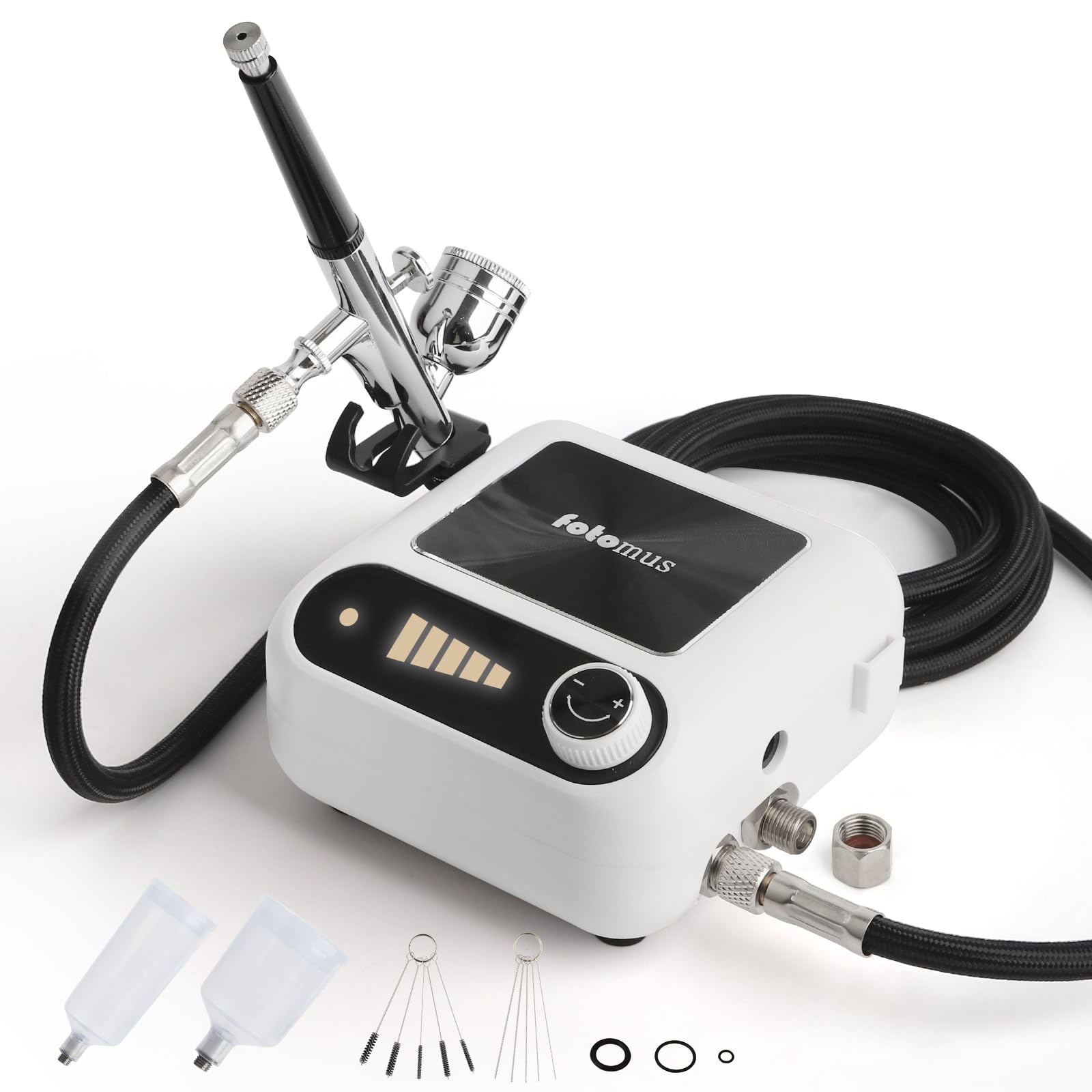 楽天市場】fotomus エアブラシ ミニコンプレッサーの通販