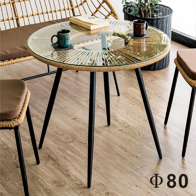 楽天市場】ダイニング 丸テーブル（素材（インテリア）籐）の通販