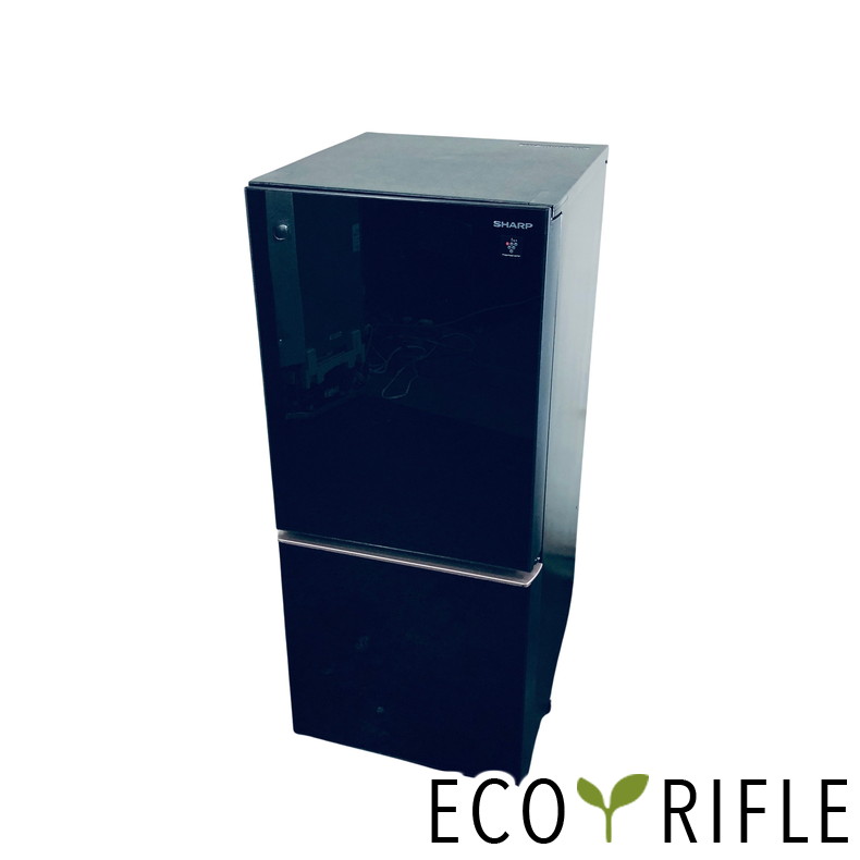 ☆送料・設置無料☆ 中古 2ドア冷蔵庫 シャープ (No.2844) ☆送料