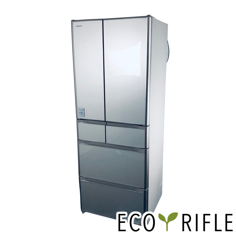 23区送料無料 美品日立6ドア冷蔵庫 2019年製475L 洗浄/除菌済み 日立