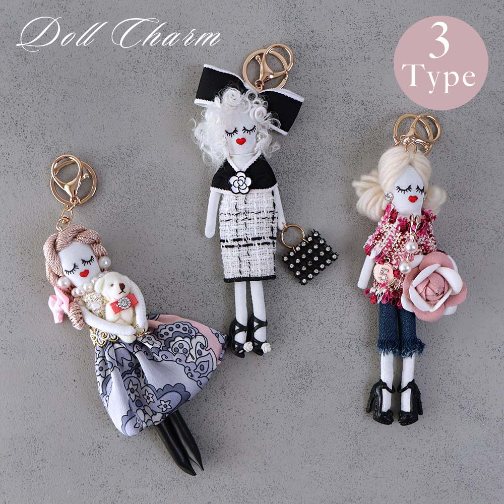 楽天市場】ドール チャーム（バッグ・小物・ブランド雑貨）の通販