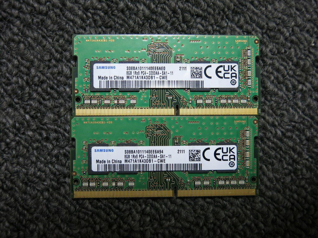 う*き様 SP DDR4 8GB メモリモジュール 2400MHz 2枚セット ddr4-2400