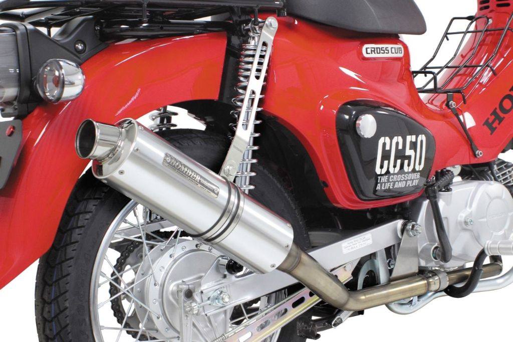 楽天市場】スーパーカブ50 武川 ボンバーマフラーの通販