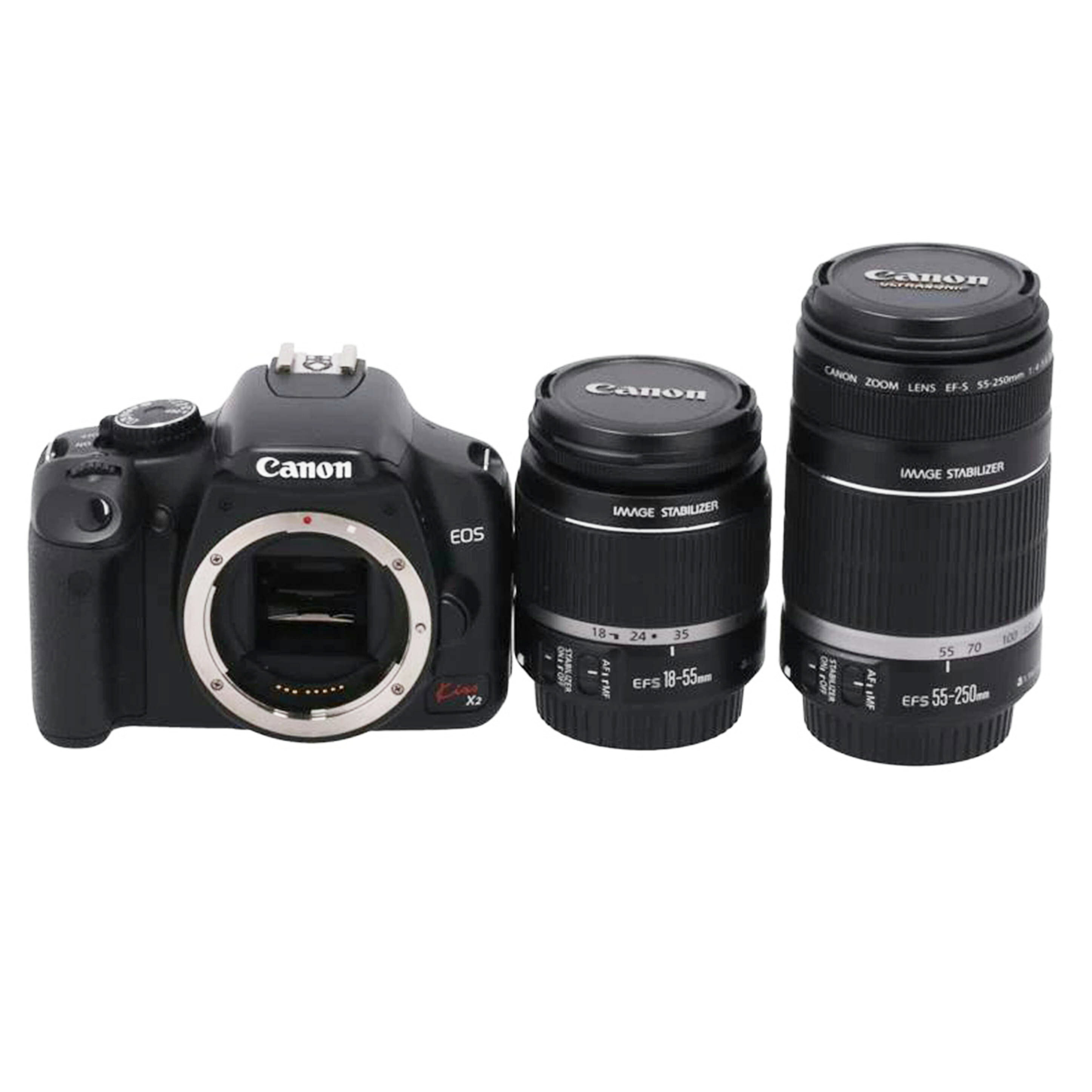 楽天市場】EOS Kiss Digital X ダブルズームレンズキットの通販