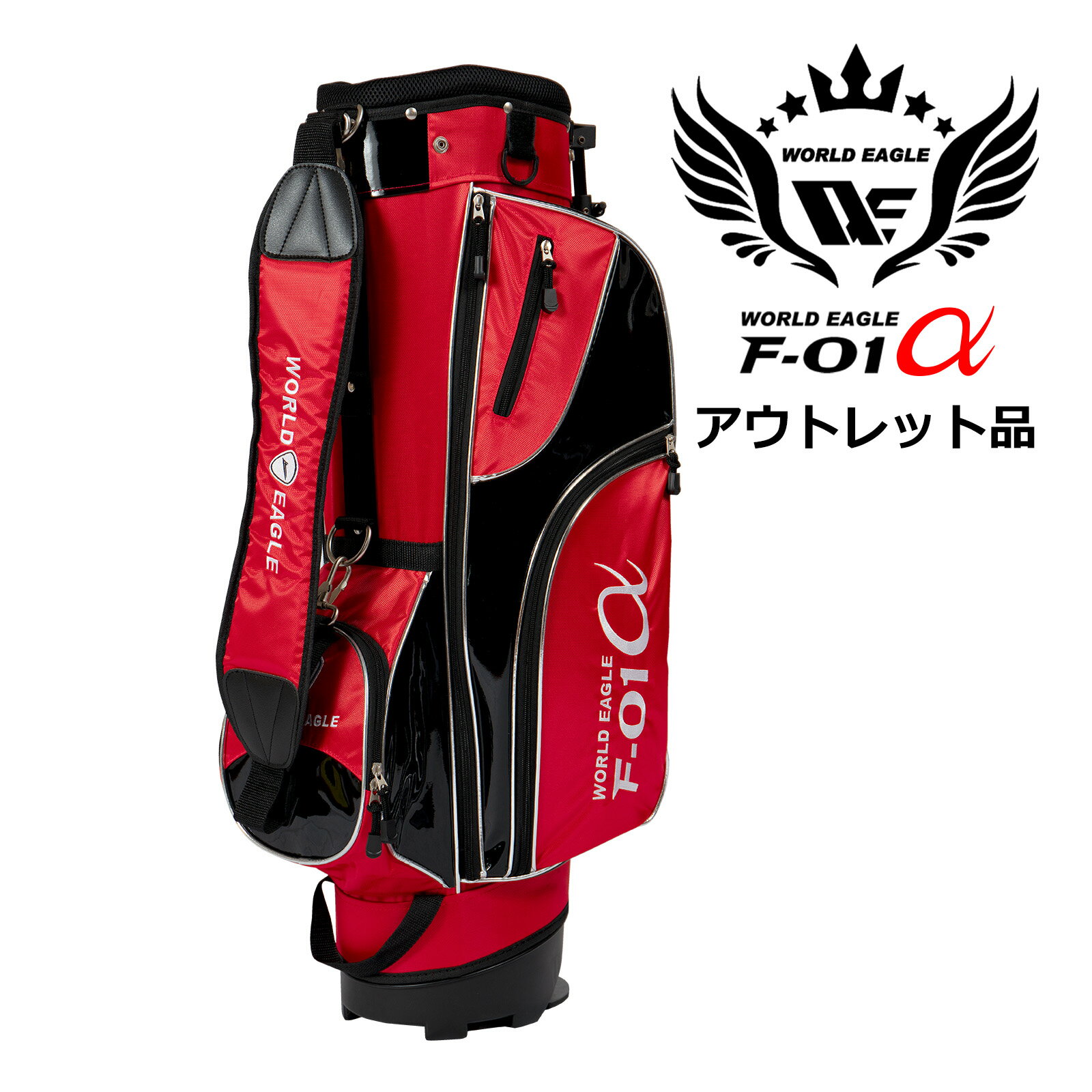 楽天市場】エナメル 赤（キャディバッグ｜バッグ・ケース）：ゴルフ