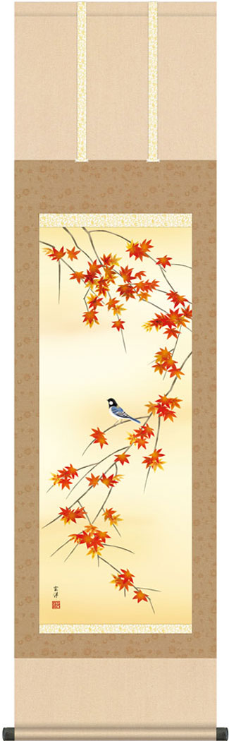 楽天市場】茶道 掛け軸 秋（掛軸｜アート・美術品・骨董品・民芸品