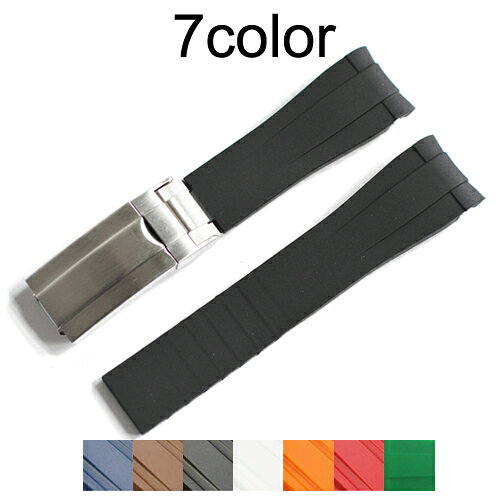 かまちゃん専用※ブラックレザー 時計ベルト ロレックスバックル かま