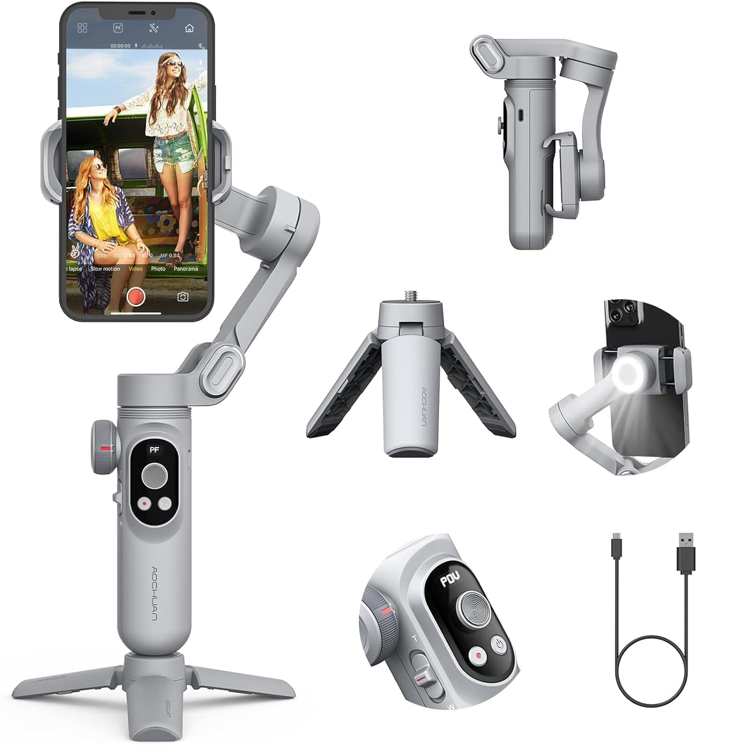 楽天市場】hacray pomi 3軸スマホ用ジンバル v-lifeの通販