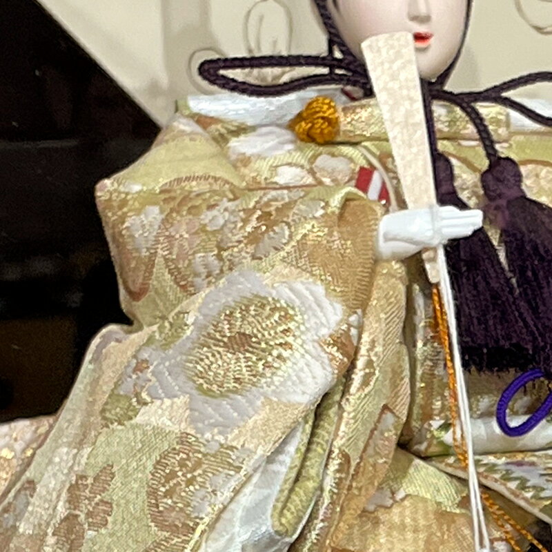 雛人形 吉徳大光 ひな人形 雛 ケース飾り 親王飾り 金襴 芥子親王