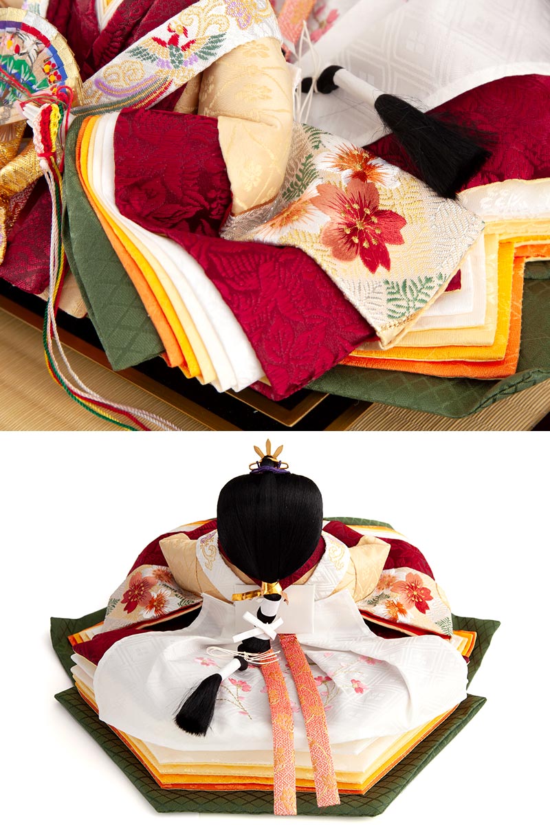 雛人形 平安豊久 コンパクト ひな人形 収納飾り 親王飾り 【2026年度