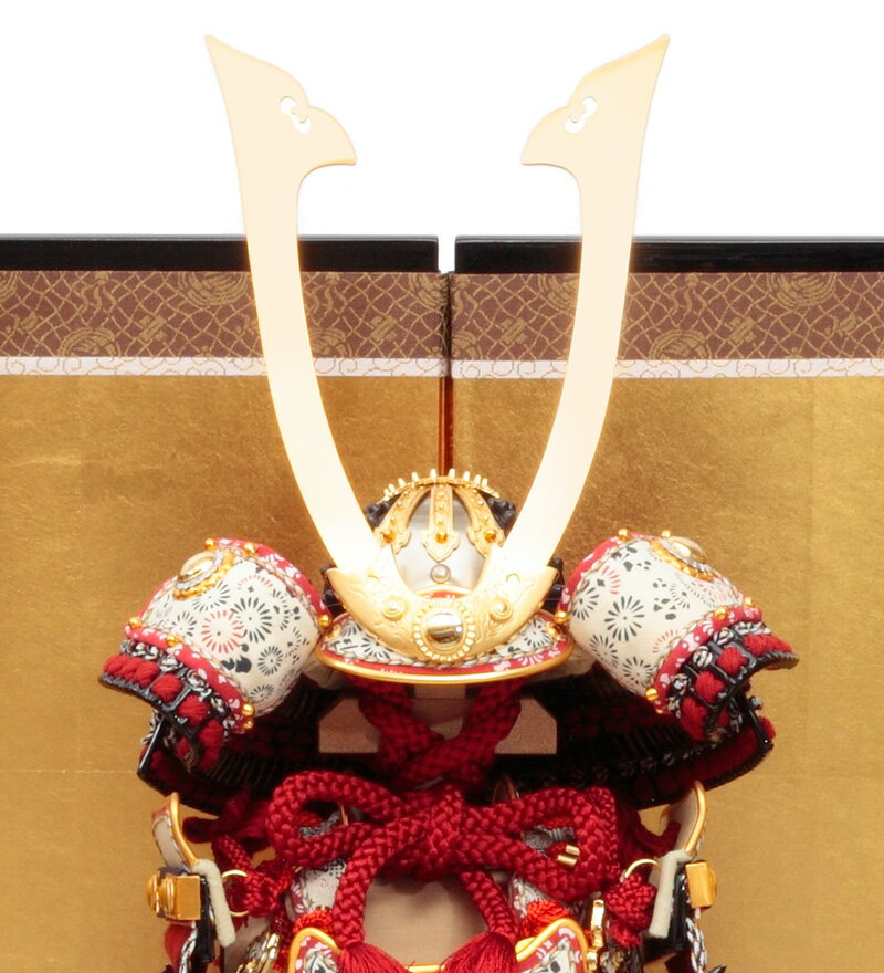 五月人形 久月 鎧平飾り 鎧飾り 早乙女幸隆作 1/4 正絹赤糸縅大鎧 鎌倉