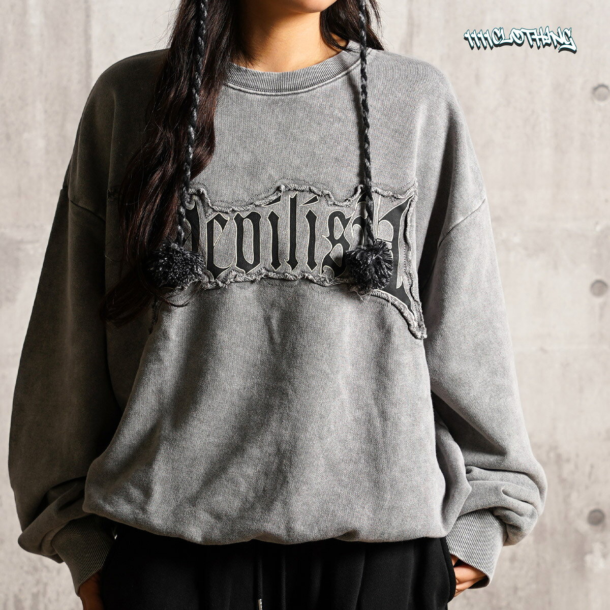 楽天市場】Y2K（カラーグレー）（スウェット・トレーナー｜トップス