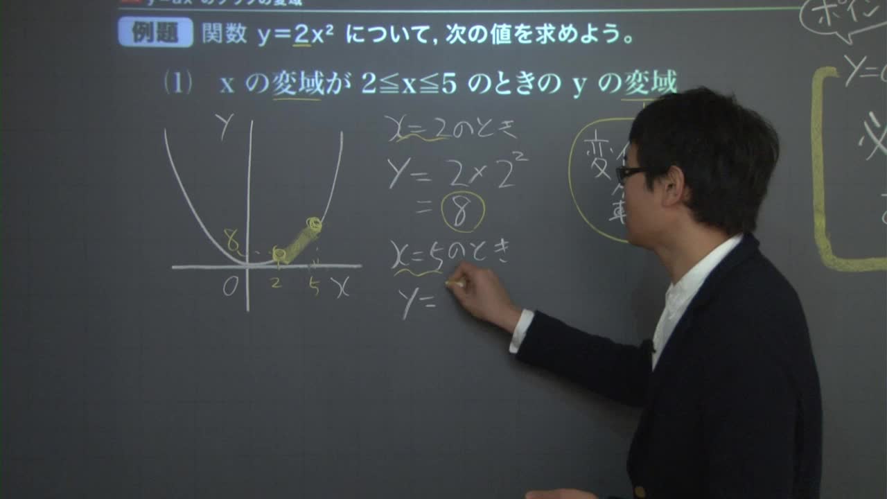 関数y＝ax^2」の問題のわからないを5分で解決 | 映像授業のTry IT