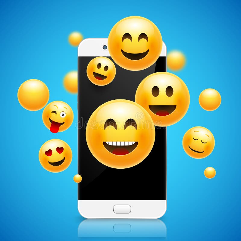 Phone Icon Smiley Stock Illustrations – 1,507 Phone Icon Smiley