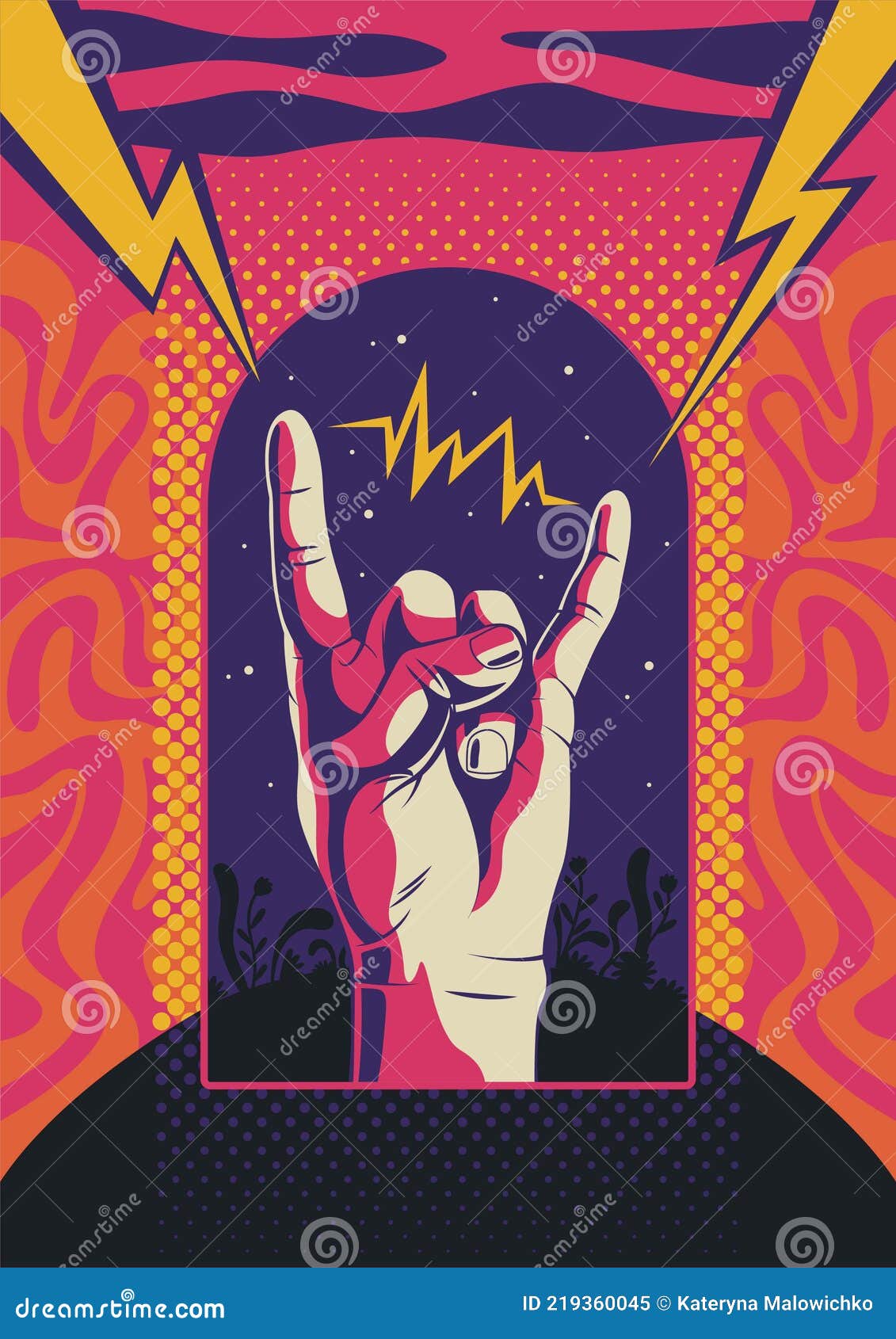 1960s Music Stock Illustrations – 3,576 1960s Music Stock