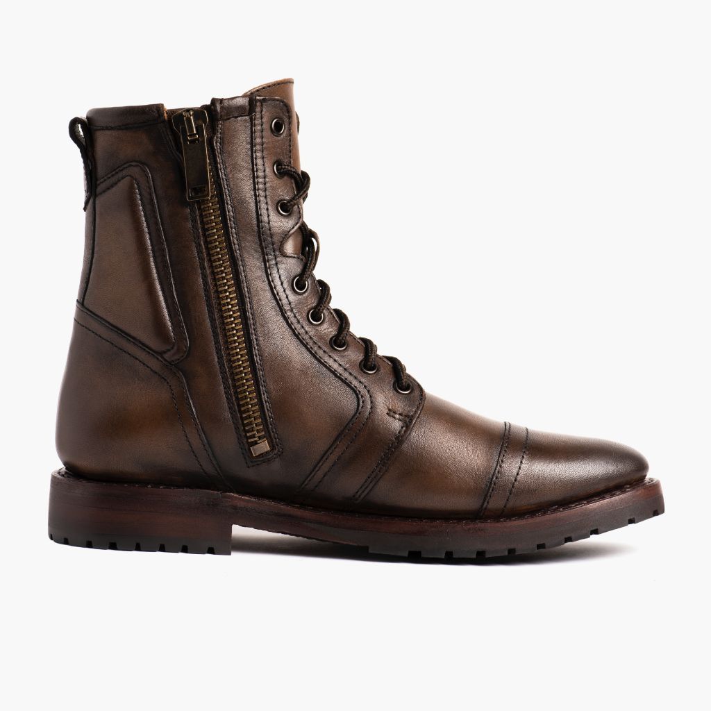Men's Casa Moto Zip-Up Boot in Anejo - Thursday Boot Company