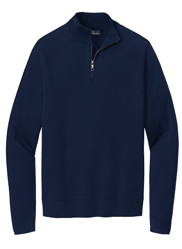 Brooks Brothers - Men's Cotton Stretch 1/4-Zip Sweater – Threadfellows