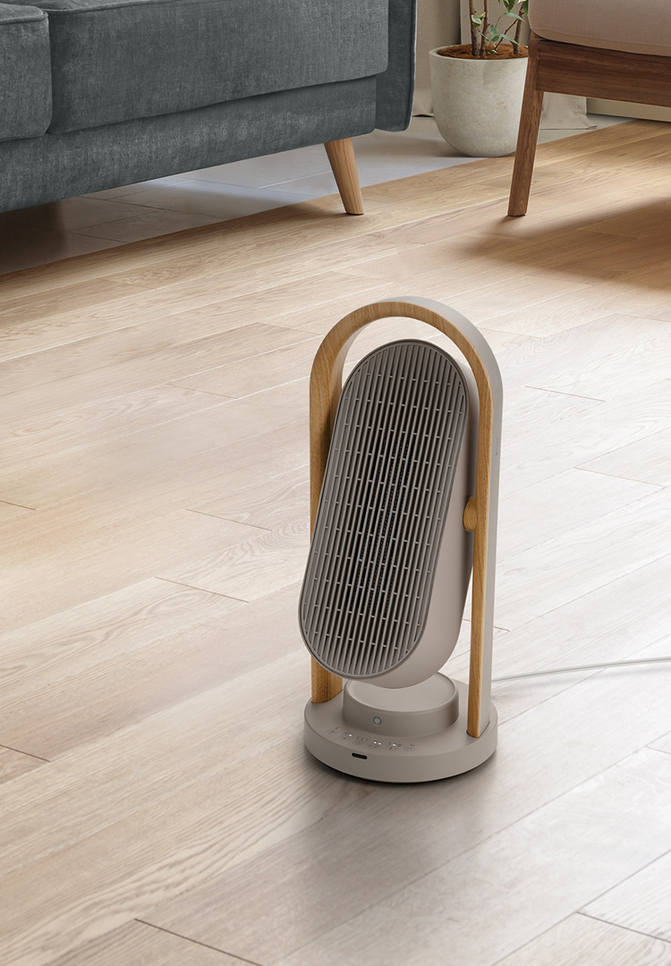 WOOD STYLE SWING CERAMIC HEATER（WOOD STYLE 上下左右自動首振り