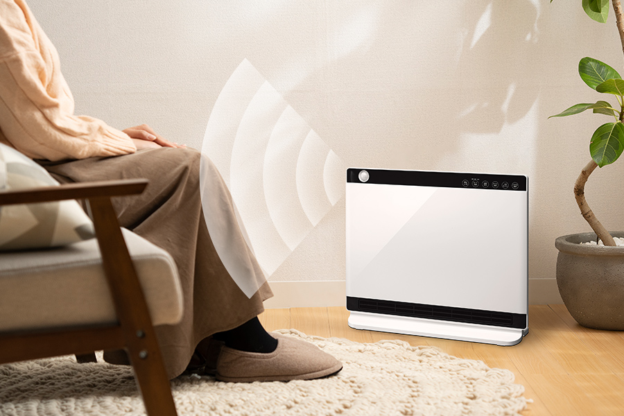 CH-T2236 パネルセラミックヒーター｢ヒートワイドスリム｣ | THREEUP