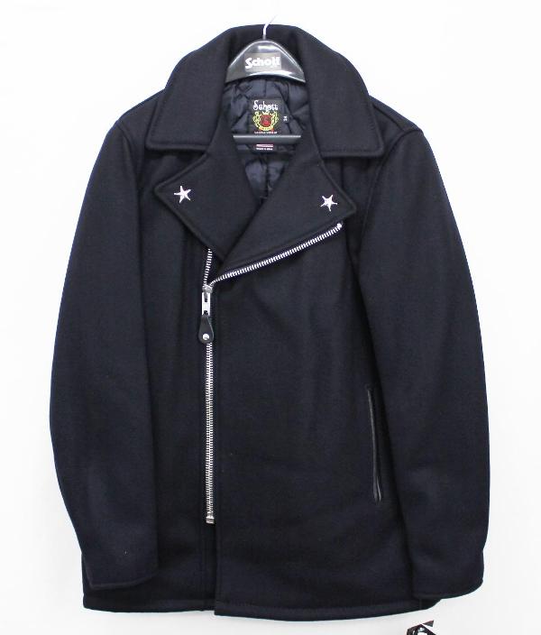 正規取扱 SCHOTT(ショット) 769 WOOL ZIP PEA COAT(ウールジップ